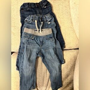 Blue Denim Kids Boys  Jeans SZ 18-24 Months Lot Of 3